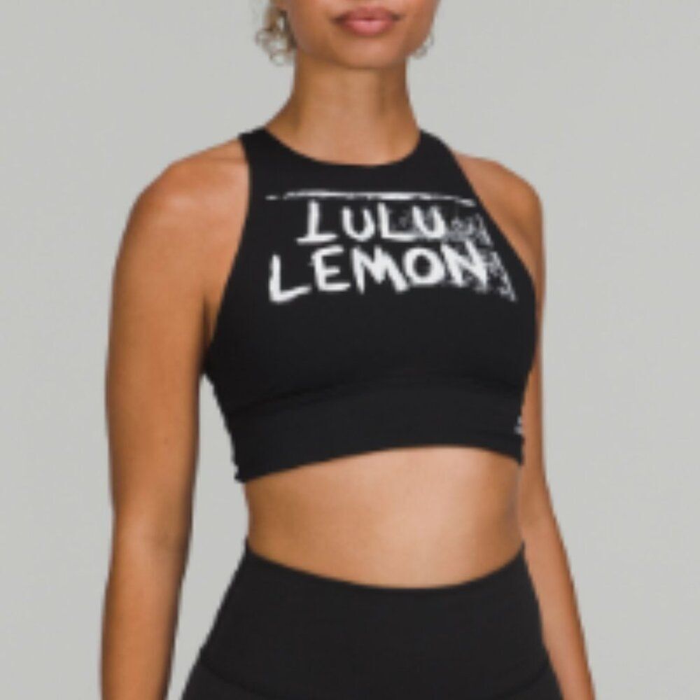 LULULEMON ENERGY BRA HIGH-NECK LONGLINE Size 6 ED CURTIS COLLECTORS SIZE 6 NWT - Picture 3 of 6